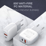 4aa47df2c947b95fe9b39f57e0ef4cb0 Kucni punjac LDNIO A2313Q PD + QC3.0 sa Type C kablom
