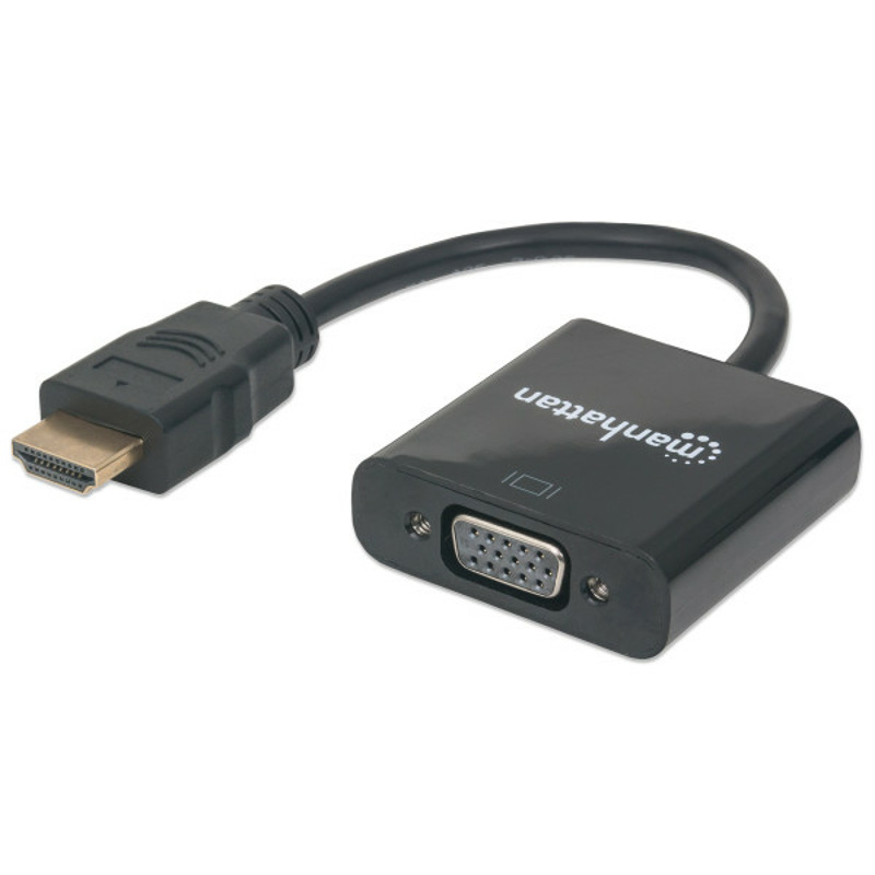 5fe28c6d9b9894a877fb5ffad0b5e757 Adapter Manhattan 151634 DisplayPort/M - HDMI/F 1080p Crni