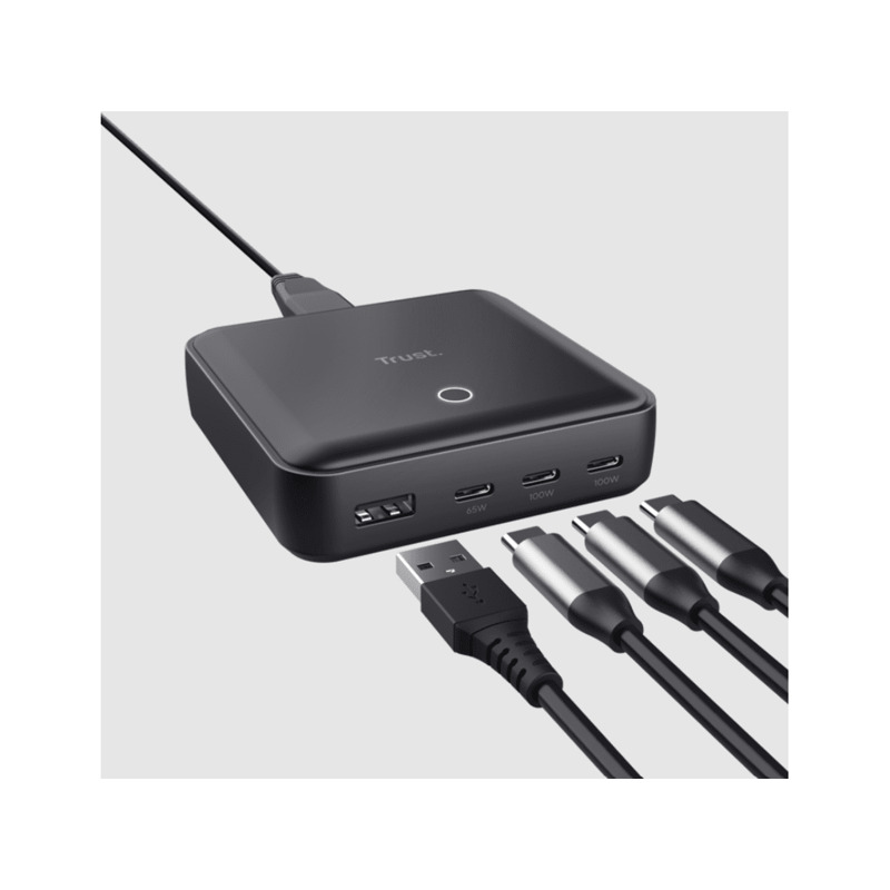 92843c22345c3df8c0b290b349bc7025 Punjac MAXO 100W 4-PORT DESKTOP CHARGER