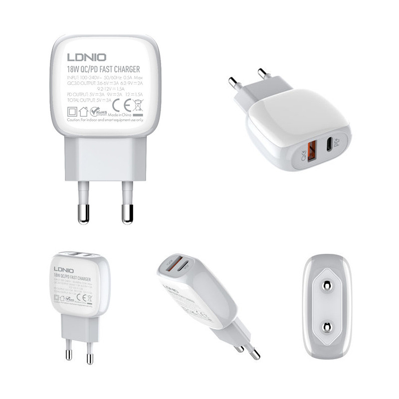 a8b14ef471e28ca224a437474f6101dc Auto punjac C1 4u1 PD 3A, USB 2.4A 120W (total) sa Type C/lightning kablom tamno sivi