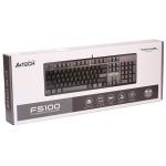697c759618d4241af2422e416eeb62c7 A4 TECH FS100 FSTYLER USB Neon Backlit US crna tastatura