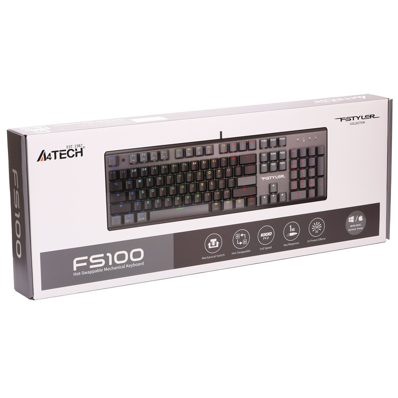 697c759618d4241af2422e416eeb62c7 A4 TECH KD-600 X-SLIM USB US crna tastatura