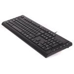 a567d72c6ed3217c42a4a4052501a073 A4 TECH KD-600 X-SLIM USB US crna tastatura