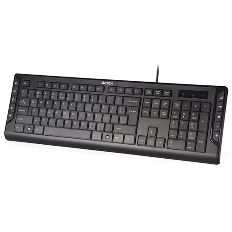 bd4facbf2b458bb27dfc74f2852b0128 A4 TECH KD-600 X-SLIM USB US crna tastatura