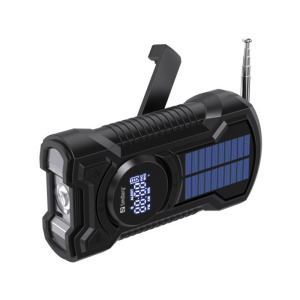 fe360fca63e310eefddc49368ab314e5 Powerbank Sandberg AIO 421-04 radio/zvučnik/solarni punjač/2000mAh