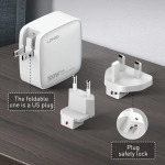 6311c2216d3cfe0b693c09767a41c42e Kucni punjac sa adapterima LDNIO Q408 GaN PPS QC3.0 (30W), 3xPD3.0 (100W), 100W Max, sa Type C na Type C kablom beli