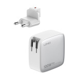 7e870aa3e455d6ced532c07fcaaef523 Kucni punjac sa adapterima LDNIO Q408 GaN PPS QC3.0 (30W), 3xPD3.0 (100W), 100W Max, sa Type C na Type C kablom beli