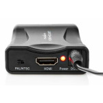 b6e1d40df556681d392866280ef61f4b VCON3461BK HDMI ulaz na SCART izlaz jednosmerni, 1080p, 1.2 Gbps, Black