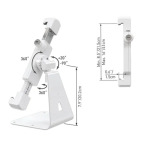 09c85165670bd554aba2b606d4cfaa9e BARKAN T71HL Stono rotirajuce postolje 360° protiv krađe za tablet do 7-14 inča