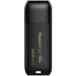 c6bf23eb6137f7a87e9aa6eefca861f6 TeamGroup 64GB C175 USB 3.2 BLACK with Type C adapter TC175364GB26