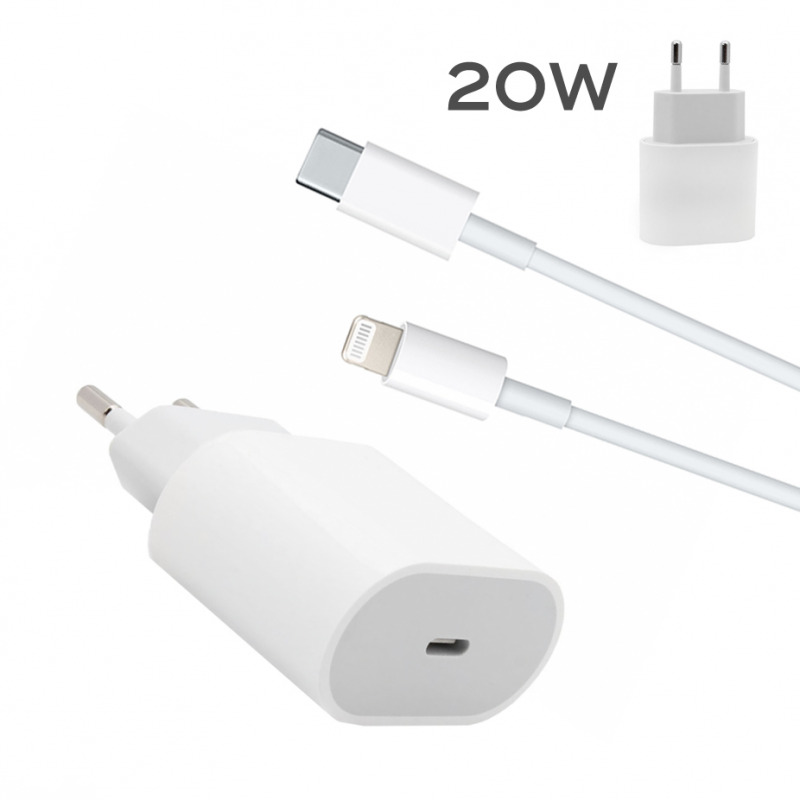 15569423b99a5fab07be62534c3db2da Kucni punjac KONFULON C25+S05 USB 5V 1A sa iPhone lightning kablom beli