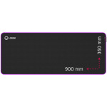 67b17845aa8b51f11dc1aaf925118a0d Lorgar Main 319, Gaming mouse pad, High-speed surface, Purple anti-slip rubber base,