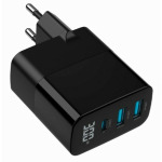 1525476aa3a0fab65d56d668958d5882 TA-UC-PDQC30LCD-BK-02 Gembird GaN USB brzi punjac, 30W 3-port (2xUSB-A+ USB-C), LCD, black