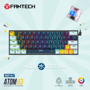 a9ba14974d2976365fb22e165b21fe54 Tastatura Mehanicka Gaming Fantech MK890 RGB Atom 96 Navy (Red switch)