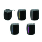 eccaefd6653968c09eecc8400c24f98a SPK-BT-LED-03-BK Gembird Portable RGB LED Bluetooth speaker 5W, BT, FM, TF, USB, Handsfree, black