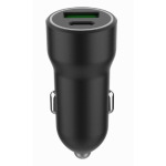 fd6d035538f441dcb3763ba31e10f03b TA-UC-A2PDQC20-CAR-01 Gembird 2-port USB car fast charger, Type-C PD, 20 W, black