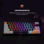 10ae6b98e8aa2828feaa85830bda012e Tastatura Mehanicka Gaming Fantech MK874 RGB Atom 63 SkyBlue (Red switch)