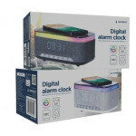 385726bd7baa1785ce723f1882182a24 DAC-SPKBT-QC15-BK Gembird Digitalni sat+alarm sa bezicnim punjenjem telefona 15W i zvucnikom, FM, BT