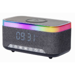 502785c1078800ae625780c5cc2fa6ea DAC-SPKBT-QC15-BK Gembird Digitalni sat+alarm sa bezicnim punjenjem telefona 15W i zvucnikom, FM, BT