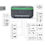 ca153241f31f6b40736c3d2eea008bd9 DAC-SPKBT-QC15-BK Gembird Digitalni sat+alarm sa bezicnim punjenjem telefona 15W i zvucnikom, FM, BT