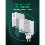 37ea7f5d4294c9a22c896d95de96a78e Kucni punjac LDNIO A2620C PD+QC3.0 65W sa Type C na Type C kablom