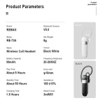 419f4cf12fdf07fab21179d4af6d31f5 Bluetooth slusalica REMAX RB-T36 crna
