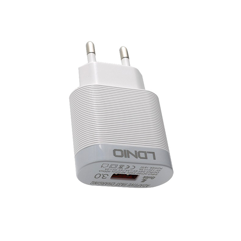 eab6a9a82d7b18221360a430488438e0 Kucni punjac LDNIO A6573C PD, QC4+, QC3.0, Auto ID 65W 1.5m naponski kabl