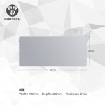 52d36fe7cf19ab0fe46c6e6a7ef95121 Podloga za mis Fantech MP903 Agile siva