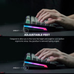 bd2032d2fb9baab54f6b79de75e421b5 Tastatura Mehanicka Gaming Fantech MK913 RGB Atom PRO83 Wireless Saturn (red switch)