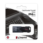 77ec9bd71cbe08079df6455e136bacae Kingston Data Traveler Exodia Onyx USB flash memorija 256GB 3.2 crna