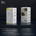 5b548b6286540ad8c174ade28bcec5a0 Kucni punjac KONFULON JK72, 2xUSB, 2.4A,12W, sa micro USB kablom beli