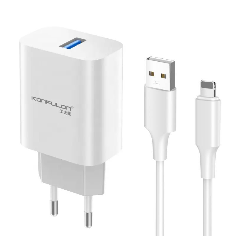 61a0fce0dfb04d468946283158ff2573 Kucni punjac LDNIO A1204Q Quick Charge 3.0 USB 5V 2.4A sa type C kablom beli