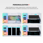 9021924e52edbe16803039ff2ba1df03 Tastatura Mehanicka Gaming Fantech MK912 RGB Atom PRO63 Wireless Saturn (red switch)