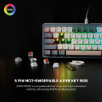 ba1a56756d24e2c792cc537e51a132d6 Tastatura Mehanicka Gaming Fantech MK912 RGB Atom PRO63 Wireless Saturn (red switch)