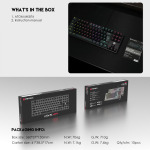 0f4f139d98077637429f73ba55b793e2 Tastatura Mehanicka Gaming Fantech MK876 RGB Atom TKL siva (Red switch)