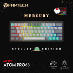 2188438197e32ae9e81dc249fa70b6cf Tastatura Mehanicka Gaming Fantech MK912 RGB Atom PRO63 Wireless Mercury (red switch)