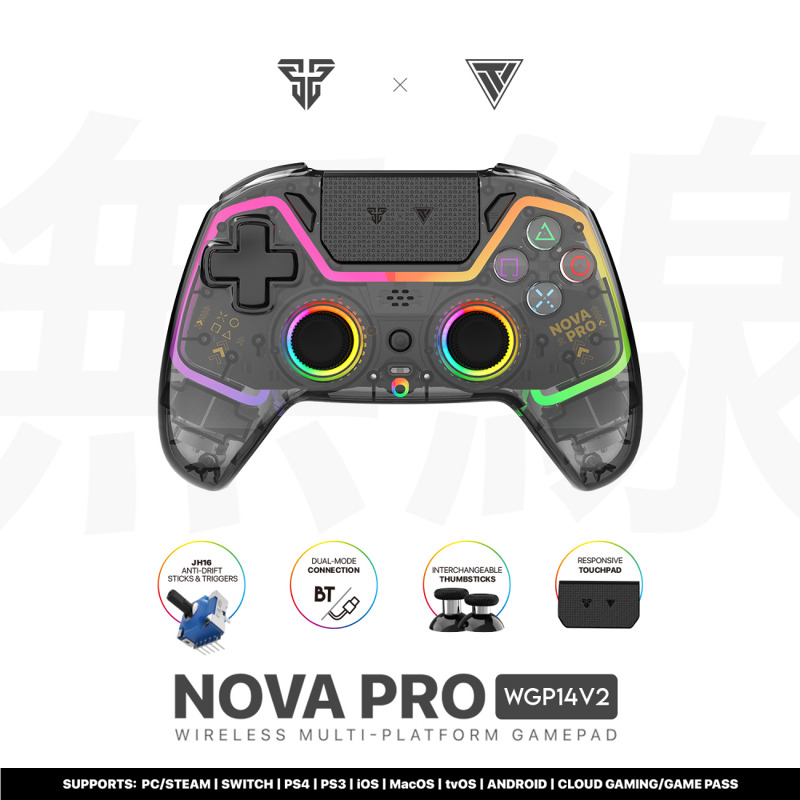 3b82f4c5204b559dc3e165ac2afe01d6 Joypad wireless Fantech WGP15 EOS PRO multiplatform RGB beli