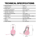 42211bc77cf1f13f50e02a8a81cded50 Slusalice Gaming Fantech HQ53 Flash Sakura