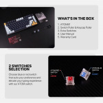 5240a23bf4b9434d3c1ae92e9d71acf4 Tastatura Mehanicka Gaming Fantech MK875 RGB Atom 81 Navy (Red switch)
