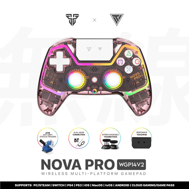 c3699dbf18da65101a9af61ddb34e22a Joypad wireless Fantech WGP15 EOS PRO multiplatform RGB beli