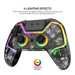fcf0dec717c70261799ea163e386ebea Joypad wireless Fantech WGP14V2 NOVA PRO multiplatform RGB CLEAR crni