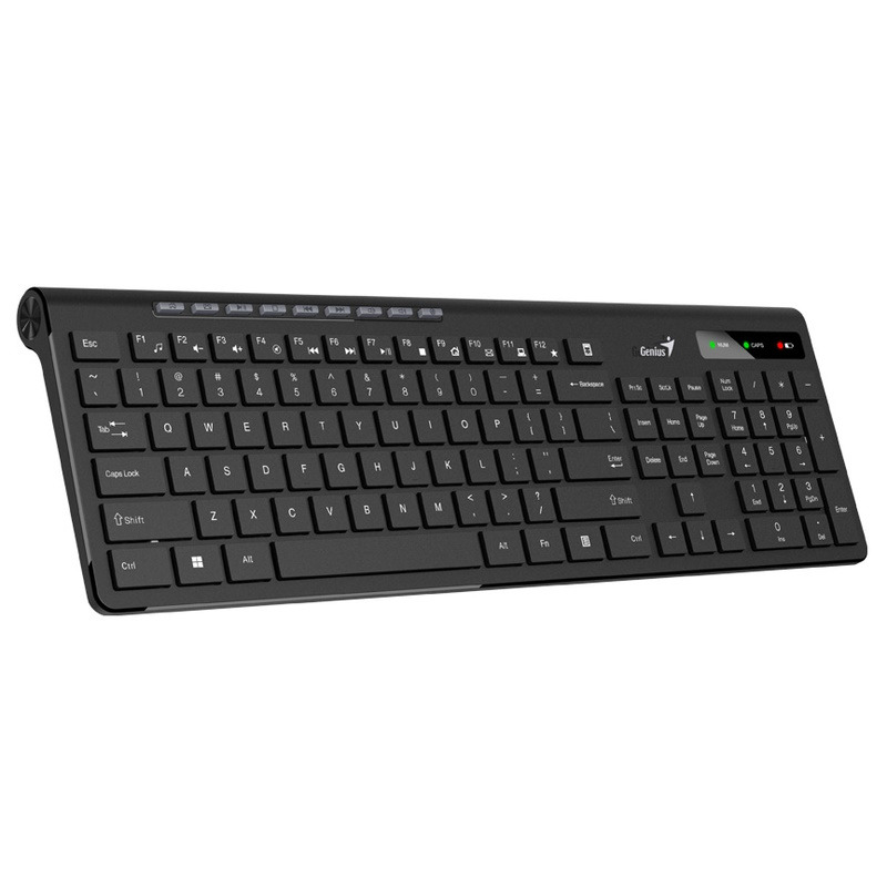 3e3a9c5056e54c091e369d71d543f26e GENIUS SlimStar 7230 USB US wireless crna tastatura