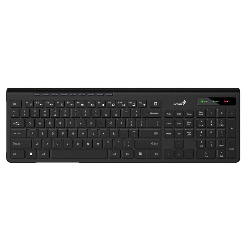 f1908fd8873f7dcd183a7261b284a67b GENIUS SlimStar 7230 USB US wireless crna tastatura