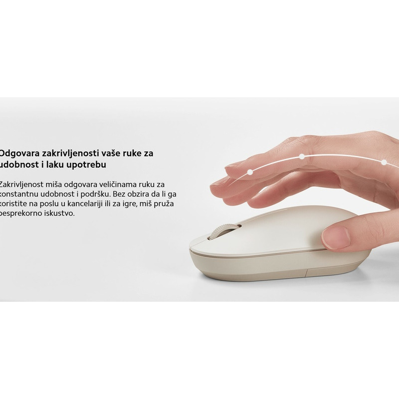 0a7e0187cbf975bd8fbd2c3947d44a6b XIAOMI Wireless Mouse 3 Pink GL miš roze (BHR8911GL)