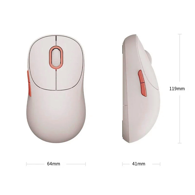 341c8a90bb4b56ed45d9e54fc17c3172 XIAOMI Wireless Mouse 3 Pink GL miš roze (BHR8911GL)