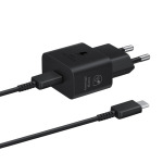 99efe38a01922a6516cb23f81567d1e1 Samsung kucni punjac (USB Type-C) 3A 25W sa kablom crni (EP-T2510-NBE)