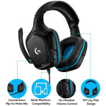 61035bb28e7fb4f2337478dd1d383817 Slusalice sa mikrofonom Logitech G432 Black Blue 981-000770