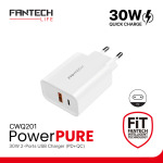 4386a1ec7f497f91bc55aa968473238c Kucni punjac Fantech Power Pure CWQ201 PD/USB 30W QC beli