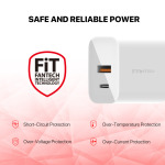 49e84fd850015d8421db1644e8a4c11b Kucni punjac Fantech Power Pure CWQ201 PD/USB 30W QC beli