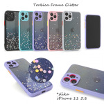621637502c88c9f803c932d054f9e1d1 Maskica Frame Glitter za Huawei Y6 2019/Honor 8A roze